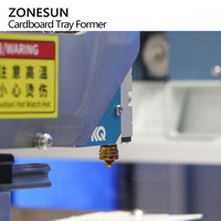 Machine plieuse-érectrice de plateaux en carton entièrement automatique à grande vitesse ZONESUN ZS-CSPM4T
