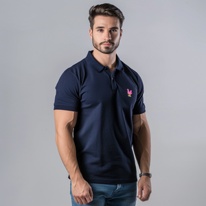 サッカーシャツ100% コットン男性用カジュアルポロシャツスリムフィットスポーツTシャツカスタムロゴとラベル - Product Image 4