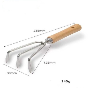 Ensemble d'outils de <span class=keywords><strong>jardin</strong></span> en acier inoxydable |   Pelle de jardinage, cultivateur, râteau <span class=keywords><strong>pour</strong></span> plantes en pot - Product Image 5