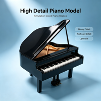 Modèle d'affichage de piano à queue de simulation personnalisé