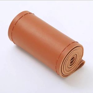 Housse de <span class=keywords><strong>volant</strong></span> universelle en cuir véritable à <span class=keywords><strong>coudre</strong></span> soi-même, 38 cm-45 cm, avec aiguille et fil - Product Image 6