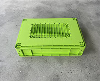 Pour catégories spécifiques uniquement, boîte de rangement en PP écologique, boîte solide empilable, caisse en plastique emboîtable, transport de marchandises