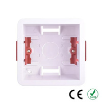 Boîte de revêtement sec durable pour plaques de plâtre Plaque de plâtre 47mm de profondeur Interrupteur mural 86 Type BOX Cassette de prise murale