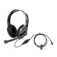 Headset Headband Mikrofon yang Dapat Disesuaikan untuk Perjalanan, Konektor Kabel 3.5mm TT032 & TT126 Sistem Pemandu Wisata RETEKESS
