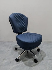 Silla de Bar de Piel Negra de Lujo con Logotipo Personalizado, Moderna, con Ruedas Ajustables, para Hogar, Bar, Comedor, Dormitorio, Sala de Estar, Gimnasio - Product Image 6