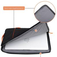 Sacoche d'ordinateur portable moderne, légère, portable, de protection, imperméable, en polyester, avec compartiment intérieur plat, pour usage professionnel et bureautique, personnalisable