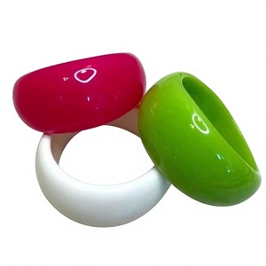 Premium Handmade Resin <b>Bangles</b>, Stylish Designer <b>Bangle</b> <b>Bracelets</b> for Women, Modern Fashion Jewelry for Everyday and Traditional - Product Image 1