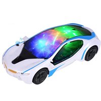 Voiture électrique pour enfant, modèle de supercar musicale avec lumières LED 3D clignotantes EPT