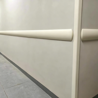 Protection murale d'hôpital 126 mm, pare-chocs anti-collision, barre de protection murale