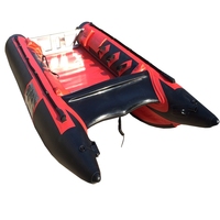 Bateau pneumatique catamaran Thundercat OEM personnalisé de 13 pieds à grande vitesse avec Hypalon/PVC, stable, capacité de 5 personnes