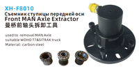Extracteur d'essieu avant MAN en acier à haute teneur en carbone XINHAN fiable pour camions, compatible WOTO T7/SITRAK, garantie 12 mois