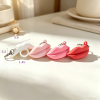 CHINFAI Étui portable en silicone pour rouge à lèvres, organisateur de sac pour femme, porte-clés, boîte de protection pour rouge à lèvres, personnalisable