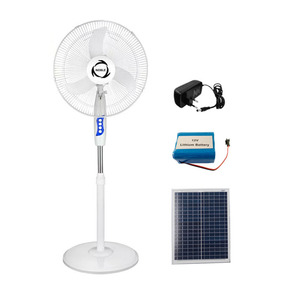 Hot Selling 3-Speed AC <b>Fan</b> Rechargeable <b>Standing</b> 12V4500mAh With Light Remote Control Home Nb-16-3 Nb-16-3 - Product Image 4