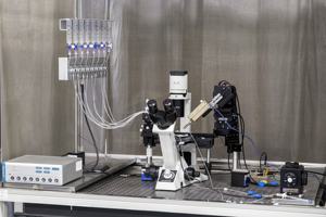 パッチクランプ電気生理学用の MappingLab 8 チャンネル灌流薬物投与システム - Product Image 5