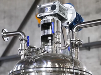 Réacteur de cristallisation à enveloppe chauffante avec condenseur pour la cristallisation des biopolysaccharides, cristalliseur de bouillon de fermentation