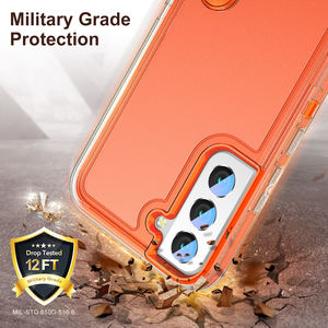 Pour iPhone 13 Antichoc Cas Couverture Complète Armure Couverture Arrière Pour Samsung <span class=keywords><strong>Galaxy</strong></span> <span class=keywords><strong>S22</strong></span> <span class=keywords><strong>S22</strong></span> Ultra <span class=keywords><strong>S22</strong></span> Plus S21 S20 A22 A32 A53 5G - Product Image 3