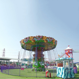 Manèges à chaises volantes d'extérieur populaires de 16 à 36 places à vendre – Équipement d'attractions pour parcs d'attractions - Product Image 2