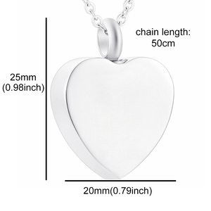 Collar con urna de corazón para cenizas, joyería de cremación para hombres y mujeres, colgante de recuerdo, <span class=keywords><strong>te</strong></span> See en el otro lado de las estrellas - Product Image 3
