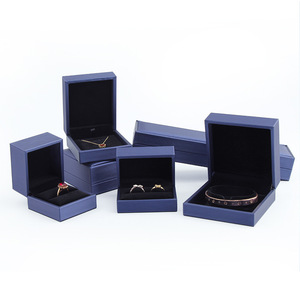 Caja de Joyería de Cuero PU Cepillado de Alta Calidad, Productos del Fabricante, Caja para Set de Joyería al por Mayor, Caja de Joyería con Logotipo Impreso - Product Image 1