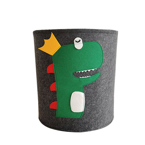 Cestino ripiegabile ecologico <span class=keywords><strong>per</strong></span> bambini <span class=keywords><strong>in</strong></span> <span class=keywords><strong>feltro</strong></span> con modello animale abbigliamento alla moda e cestino giocattolo <span class=keywords><strong>per</strong></span> bambini - Product Image 5