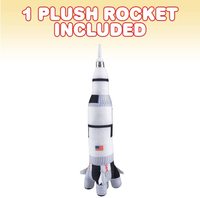 Authentique fusée Saturn pour enfants, jouets en peluche, navette spatiale, avec détail réaliste, décoration de fête