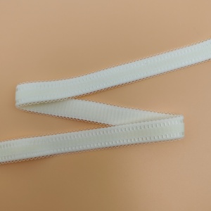 Banda Elástica de Costura de Nailon y Poliéster de Alta Elasticidad, 19 mm de Ancho, Color Blanco y Negro, de Alta Calidad, para Ropa Interior - Product Image 2