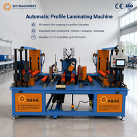Machine de laminage de film plastique électrique PLC, machine d'emballage automatique, haute productivité