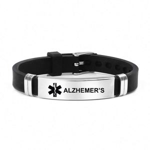 Bracelet en silicone personnalisable en gros avec boucle métallique à taille ajustable, articles promotionnels à bas prix avec texte de logo gravé - Product Image 5