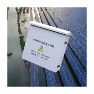 HY-PVX-4 Base Grey impermeabile 2 in 2 Out stringhe 30A 1000V DC PV Array combinatore Box con <span class=keywords><strong>protezione</strong></span> contro le sovratensioni per sistemi solari PV - Product Image 5
