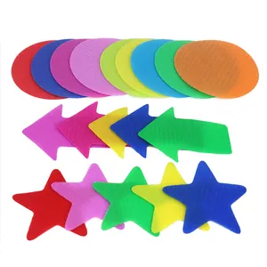 Factory Wholesale POLYESTER / NYLON Custom Rainbow Carpet Hook Loop For Children