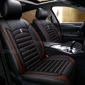 1/2 Housse de siège de voiture universelle, housses de siège avant en cuir, coussin de protection pour sièges de voiture, tapis de protection pour sièges de voiture, accessoires automobiles - Product Image 2
