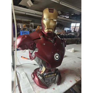 Statue en résine demi-corps de l'héroïque personnage d'anime Iron Man MK50 pour la décoration de bureau, de maison et comme cadeau - Product Image 5