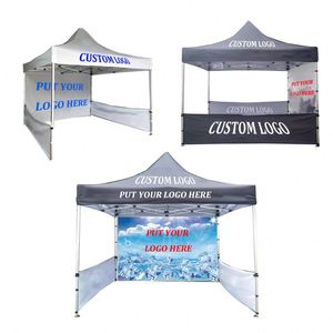Heavy Duty Waterproof 10x10 Pop up <b>Canopy</b> <b>Tent</b> Custom Logo Printed Gazebo for Trade Show - Product Image 1