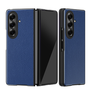 Funda Protectora Plegable de Cuero PU+ con Diseño Nuevo, a Prueba de Golpes, para Teléfono Móvil Z Fold/Flip 3/4/5/<span class=keywords><strong>6</strong></span>/7 - Product Image 2