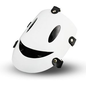 Máscara CAFELE High Rise Invasion, Máscara de PVC Blanca con Sonrisa, Media Cara, para Cosplay de Anime, Disfraces de Halloween - Product Image 2