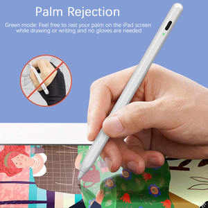 Stylet 2-en-1 actif capacitif en métal avec logo personnalisé, attraction magnétique et pointe fine pour iPad et téléphone - Product Image 4