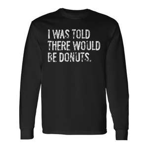 Me dijeron que habrían camisetas de manga larga con estampado de donuts - Product Image 1