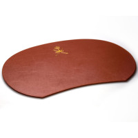Accessoires de Table en cuir PU marron pour Set de bureau, 5 pièces