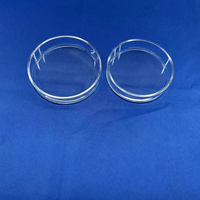 Boîtes de Petri en verre de quartz de haute pureté personnalisées en usine avec couvercles, pour laboratoire, équipement médical, etc.