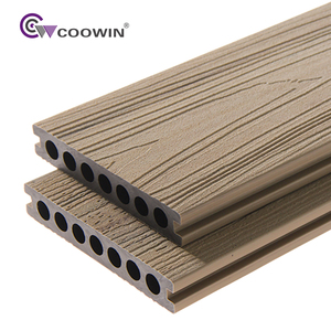 Không Thấm Nước Marine <span class=keywords><strong>Teak</strong></span> Vườn Gỗ Nhựa Composite PVC Decking Ngoài Trời Tại Tây Ban Nha - Product Image 1