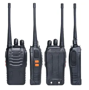 Original caliente de largo alcance Ht Baofeng radio bidireccional de dos vías de 400-470MHz de mano UHF cifrado Walkie Talkie BF 888S