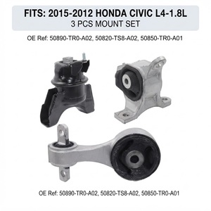 ชุดยึดเครื่องยนต์และเกียร์ 3 ชิ้น รุ่น 9881 9750 <span class=keywords><strong>9901</strong></span> สำหรับ Honda Civic L4 1.8L ปี 2012-2015 - OEM 50890-TR0-A02 50820-TS8-A02 - Product Image 1
