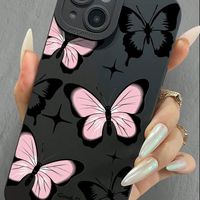 Coques de téléphone antichoc Papillons pour iPhone 17 Air 16 Plus Pro Max 15 14 13 12 11 X – Housse de protection anti-chute personnalisée