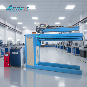 Machine de soudage automatique longitudinale ACRROS ZF 1000 PLC pour réservoirs d'eau circulaires et soudage de coutures droites - Product Image 4