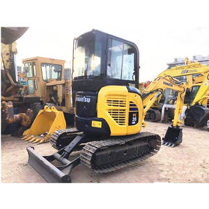 รถขุดไฮดรอลิกขนาดเล็ก JaKomatsu PC35 สำหรับงานก่อสร้าง ลดราคาพิเศษ สภาพดี รถขุดมือสอง PC 35 คุณภาพดี - Product Image 1