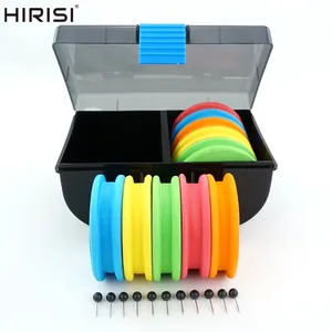 Hirisi Bobines en mousse EVA colorées pour montage de ligne de pêche à la carpe, enrouleurs de ligne, fils de bas de ligne, planches d'enroulement de ligne, rangement de montages de hameçons, Pesca - Product Image 1