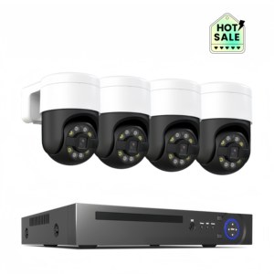 실내 및 실외용 4ch 8MP Ptz 돔 카메라 Nvr 포함 4K CCTV POE 보안 카메라 시스템 키트 - Product Image 2