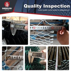 Panneaux de clôture grillagée en losanges anti-rouille en fil galvanisé tissé de 8 pieds, 6 pieds, 10 pieds, rouleau de clôture grillagée - Product Image 4