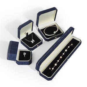 Caja de exhibición de lujo Embalaje Pulsera Collar Colgante Anillo Terciopelo Joyero para <span class=keywords><strong>tienda</strong></span> - Product Image 6