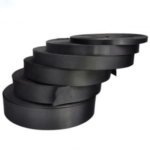 25 38 50 mm Straps Band Imitation Nylon <b>Webbing</b> Polyester Microgroove <b>Webbing</b> for Poly PES Car Safety Belt Seatbelt <b>Webbing</b> - Product Image 1